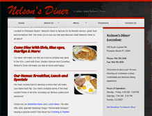 Tablet Screenshot of nelsonsdinerpompano.com